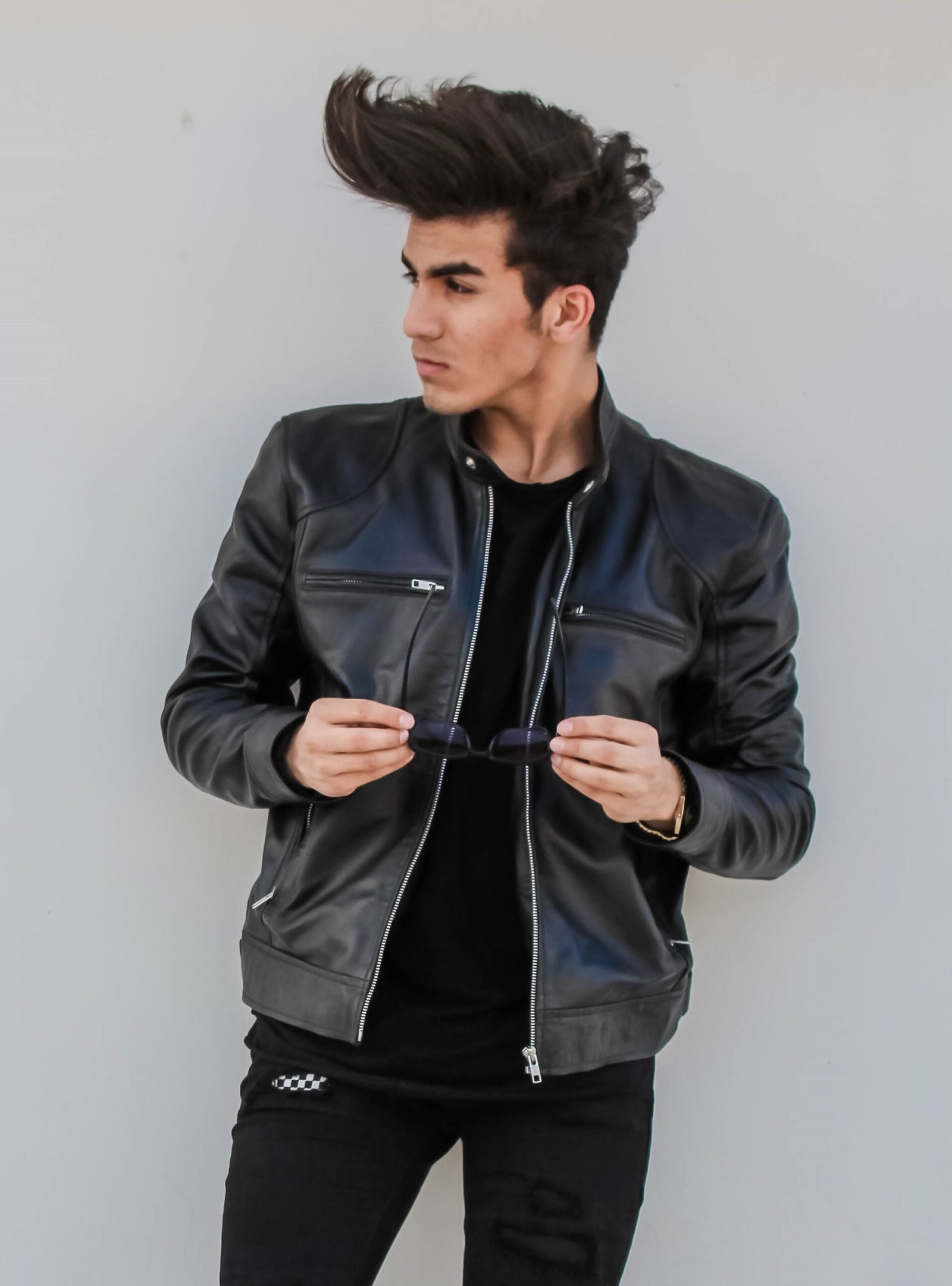 Black Leather Jacket For Men